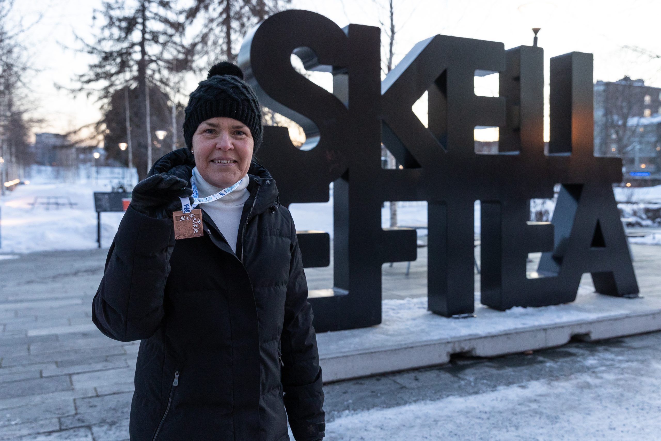 Skellefteå 20220212.  under Scandinavian Winterswim Championships i Skellefteåälven, . 
Foto:Per Danielsson/TT kod 11725
***BETALBILD***